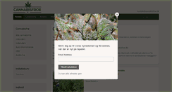 Desktop Screenshot of cannabisfroe.dk